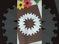 Paper Cutting Craft 😊🤍| Stunning Snowflake Art in Minutes💫