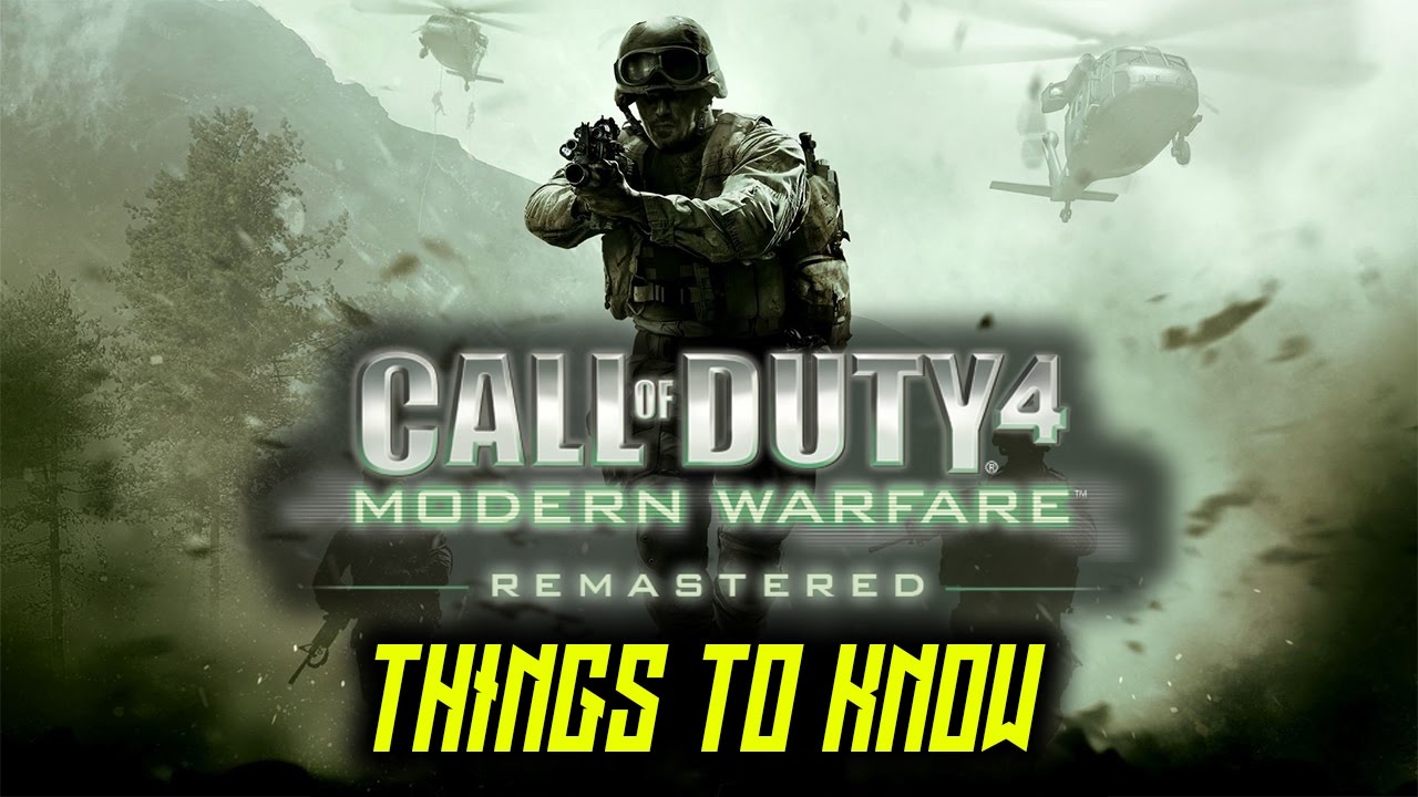 COD 4 REMASTERED: CAMPAIGN EARLY ACCESS, ANNOUNCER VOICE TWEAKED, AIM SENSITIVITY & GAME MODES!