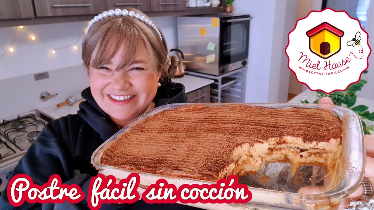 EN POCOS MINUTOS postre para cucharear TIRAMISU DE DULCE DE LECHE