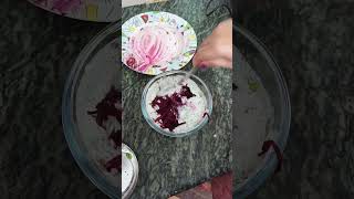 #chukander ka pink rayta#healthy or postic raita#shortvideo