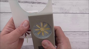 Stampin Up! Brick and Mortar 3D Embossing Folder Daisy Lane Card