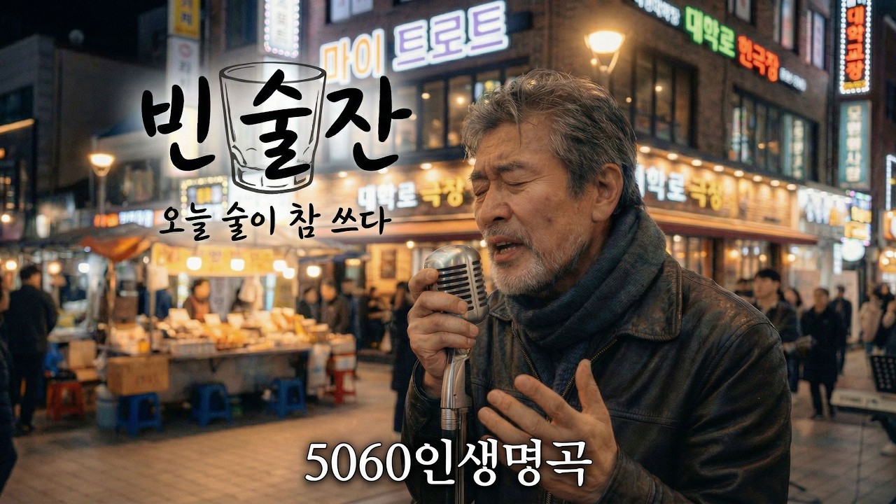 [5060인생명곡] 마셔도 마셔봐도 취하지 않는.. | 빈 술잔에 채우는 그리움