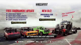 Wreckfest - Tournament Mode & American All-Star Car Pack Short Trailer