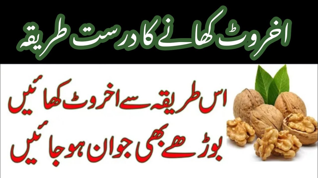 Top Ten benefits of walnuts in Urdu Hindi by hakeem Daud Akharot Ky