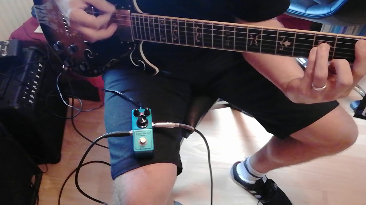 Short Test "Ibanez Super Metal Mini" Effect Pedal Sounds like ACDC
