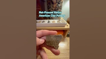 Amazing Patterns On This Ancient Pottery Shard! #nativeamericanhistory #nativeamerican #artirfacts