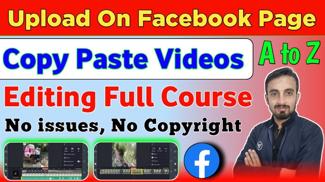 Editing Full Course | Upload Copy Paste Video on Facebook page | Copy ...