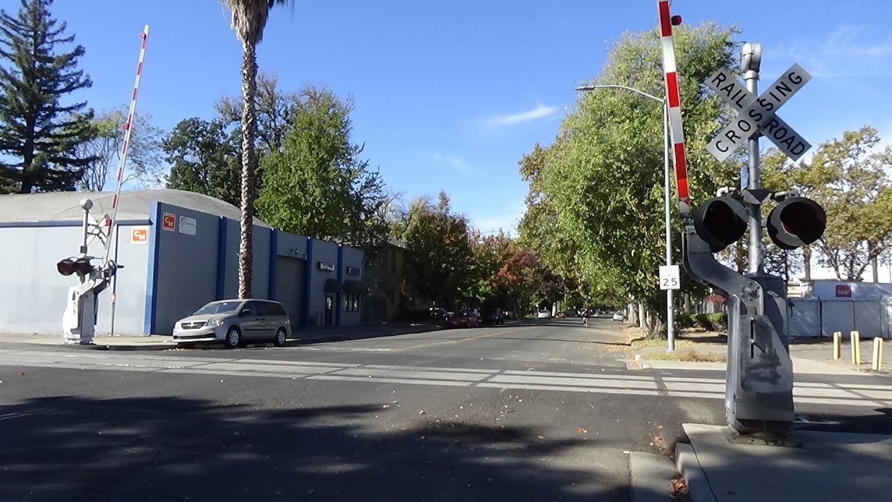 D Street Railroad Crossing Tour, Sacramento, CA