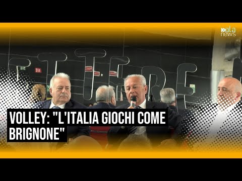 Video Volley, Velasco: Le ragazze giochino come Brignone, rilassate e senza obbligo di vincere