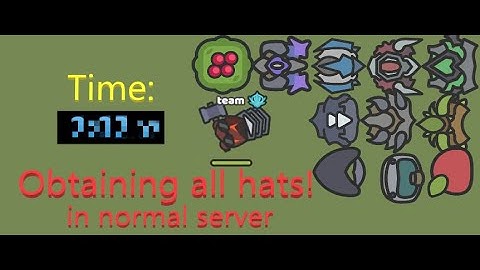 Obtaining all hats in normal server Speedrun! (no help no cheat!)