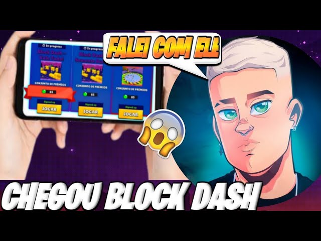 ✓ [ATUALIZOU] COMO JOGAR BLOCK DASH INFINITO NO CELULAR!? (lançamento,  notícias e mais) 