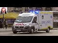 Paris Ambulances Responding Lights and Sirens Compilation (SAMU/SMUR)
