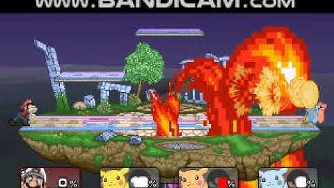 Super Smash Flash 2 v0.9 Demo - Fire Mario + Mario Finale with Final Smash Ball