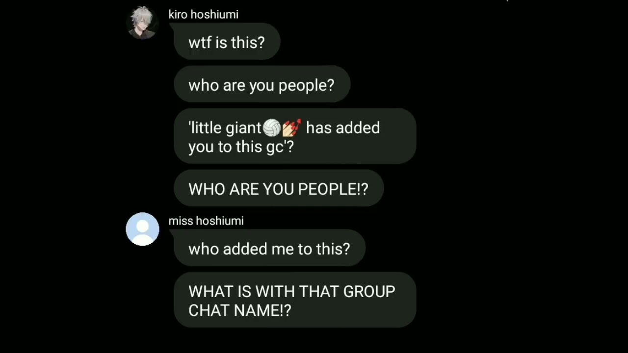 hiruhoshi lyric confession || ken and Barbie by Kate gill || haikyuu texts