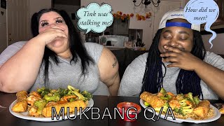 SHRIMP AND BROCCOLI MUKBANG Q/A
