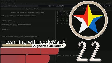 JavaScript Basic 22: Augmented Subtraction| FreeCodeCamp |