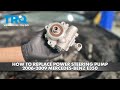 How to Replace Power Steering Pump 2006-2009 Mercedes-Benz E350