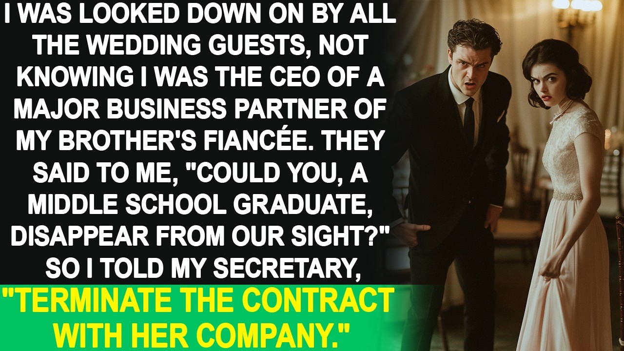 I attended my brother's wedding and my place card said 