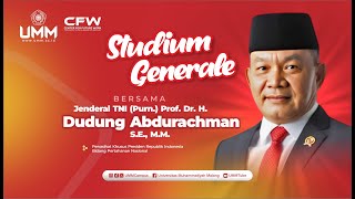 Studium Generale Bersama Jenderal Tni purn Prof Dr H Dudung Abdurachman Se Mm