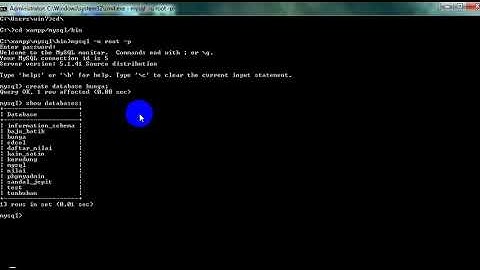 Tutorial Menjalankan MYSQL Dengan Xampp