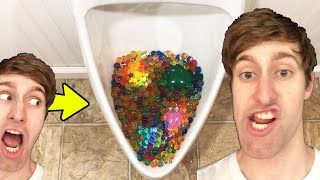 Will the urinal clog? Will it Flush compilation - lots of urinal flushes 2
