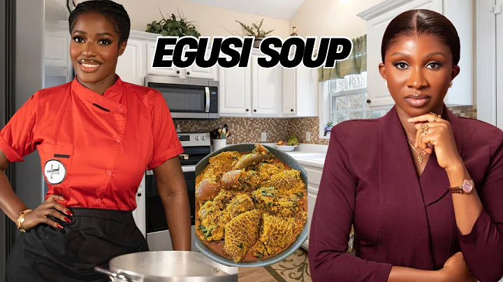 How to make Egusi soup (easiest recipe) FT Sonia Uche (Hilda baci invited Sonia uche to her kitchen