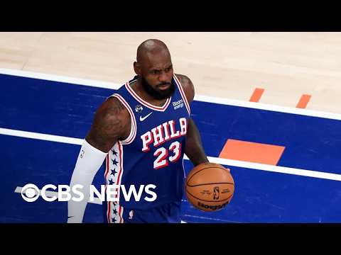 LeBron James making debut with 76ers as NBA season kicks off