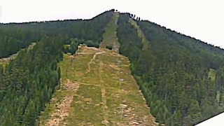 Slow Flyer 1400 visits Willamette Pass Ski Area, Oregon - 2 cameras