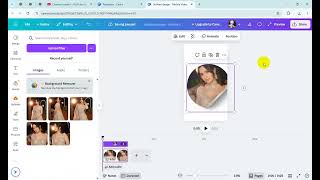 How To Rotate Effect on Canva & Add Image into Circle Shape | Step-by-Step Tutorial 🎨
