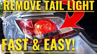 HOW TO REMOVE TAIL LIGHTS ON A 20132018 NISSAN ALTIMA FIX BRAKE LIGHTS NOT WORKING FIXED FAST EASY!