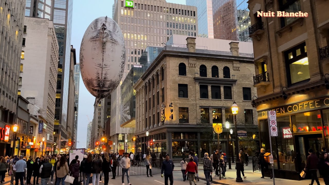 Nuit Blanche 2022 Part1/ Yonge Dundas Square, Downtown Toronto - YouTube