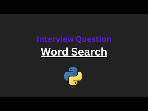 Word Search - Leetcode 79 - Python