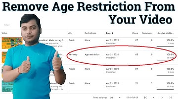 Remove Age Restriction form your YouTube Video | #Appeal For Age Restriction Form Your YouTube Video
