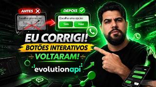 🚀 EU CORRIGI A EVOLUTION API!