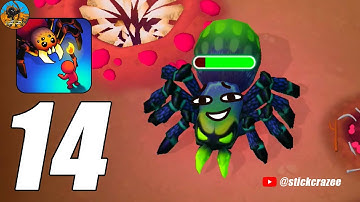 The Spider Nest: Eat the World - Gameplay Walkthrough Part 14 (IOS,Android) | Stick Crazee