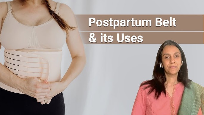 HOW TO WEAR A POSTPARTUM BELT FOR A FLAT TUMMY + PAIN MANAGEMENT