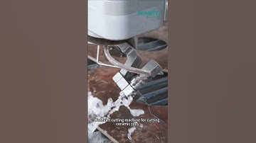 Water jet cutting machine for cutting ceramic tiles