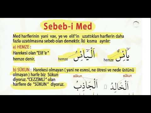 📌 TECVİD DERSLERİ ( 2 ) Sebeb-i Med