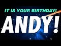 HAPPY BIRTHDAY ANDY! This is your gift.