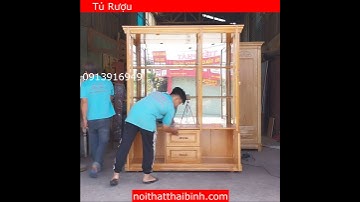 Tủ Rượu Gỗ Gõ Đỏ Cao Cấp