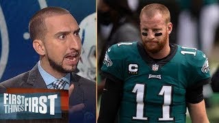 Nick rips Carson Wentz's pick 6, Eagles fall to Browns 22-17 last night