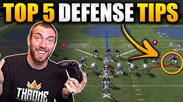 The Top 5 BEST Defense Tips -- LOCK UP The Run [Madden 20 Free Defensive Ebook Tips]