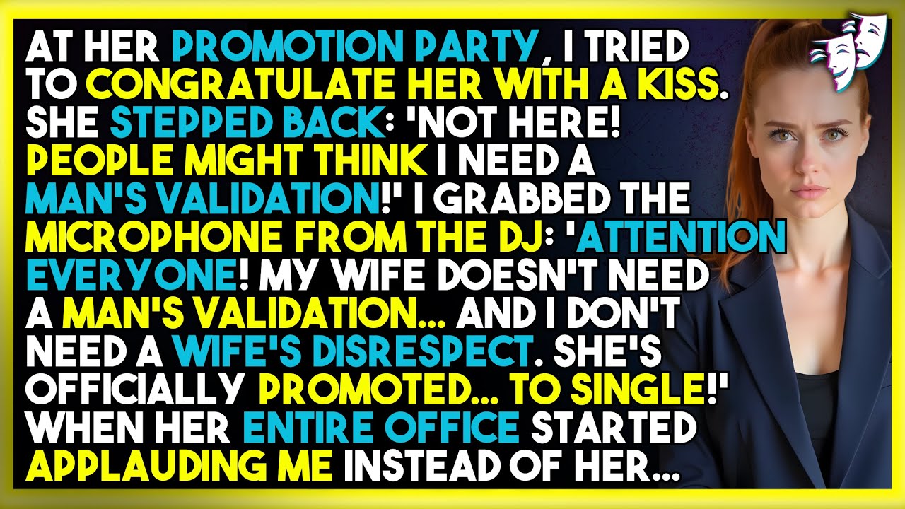 My Wife Rejected My Kiss: 'I Don't Need Male Validation!'—Her Entire Office Cheered MY...
