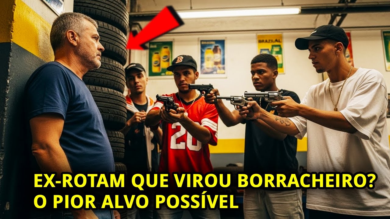 3 Traficantes tentaram assaltar Borracharia em Goiânia — Dono era ex-PM e neutralizou todos sozinho
