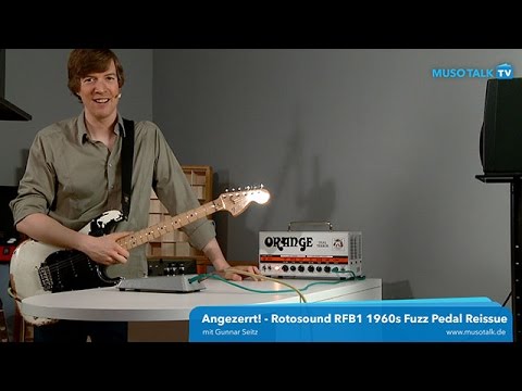 Test - Rotosound RFB1 1960s Fuzz Pedal Reissue - deutsch