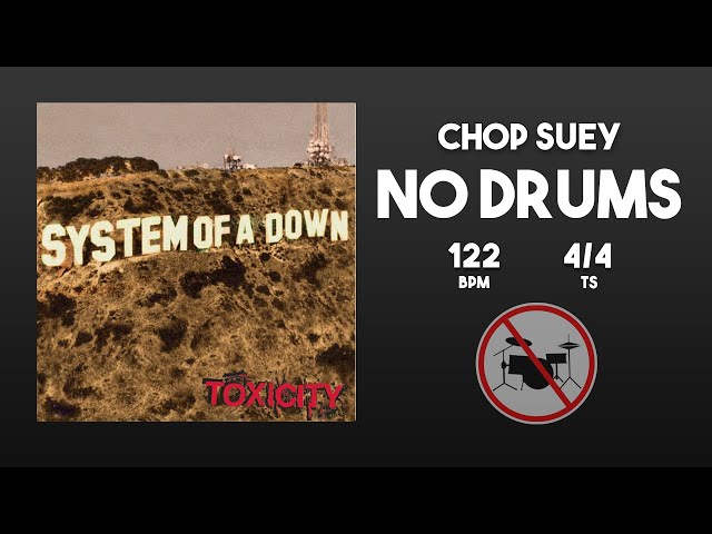 Chop Suey - System Of A Down / Without Drums [Drumless Track] (Sin Bateria) class=