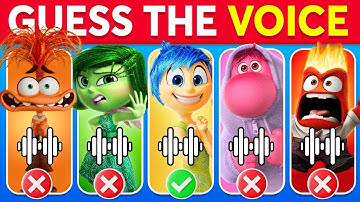 Guess The Inside Out 2 Characters By Voice 🔊 Envy, Embarrassment, Anxiety, Ennui