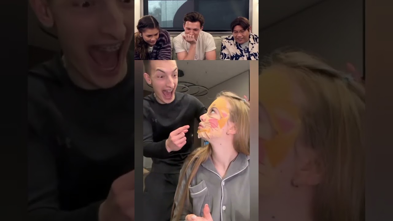 Tom Holland React Viral Videos part 86 #tomholland #funny #trytolaugh #reaction