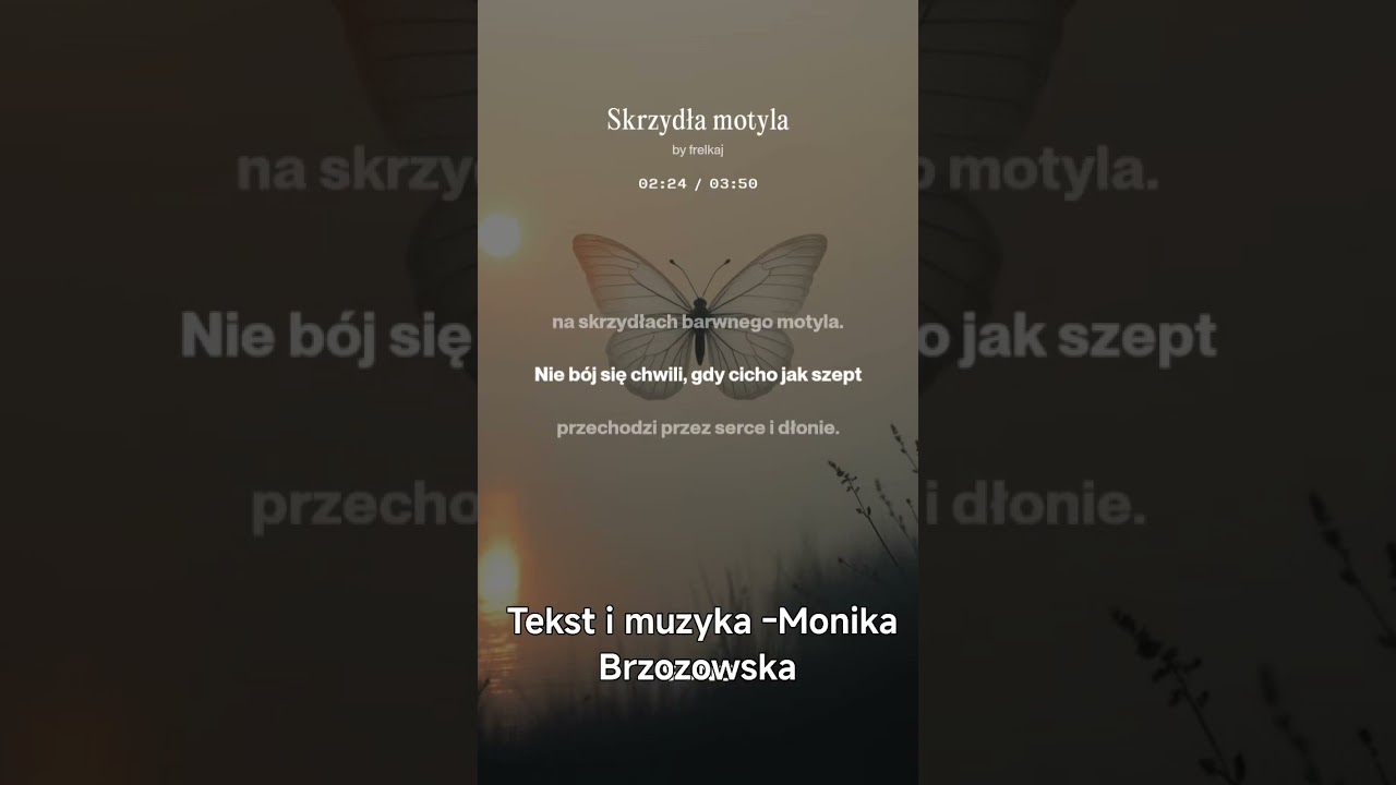 Skrzydła motyla 🦋