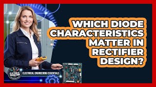Which diode characteristics matter in rectifier design?